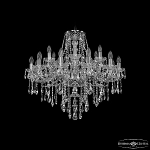 Подвесная люстра Bohemia Ivele Crystal 1415/12+6/300 Ni