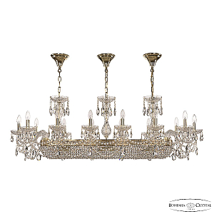 Подвесная люстра Bohemia Ivele Crystal 1453/14/195/1000 G