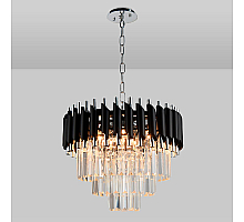 Подвесная люстра Natali Kovaltseva DARIAN 76017/5C CHROME BLACK