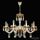Подвесная люстра Bohemia Ivele Crystal 5417/8/240 G Amber/M-1F