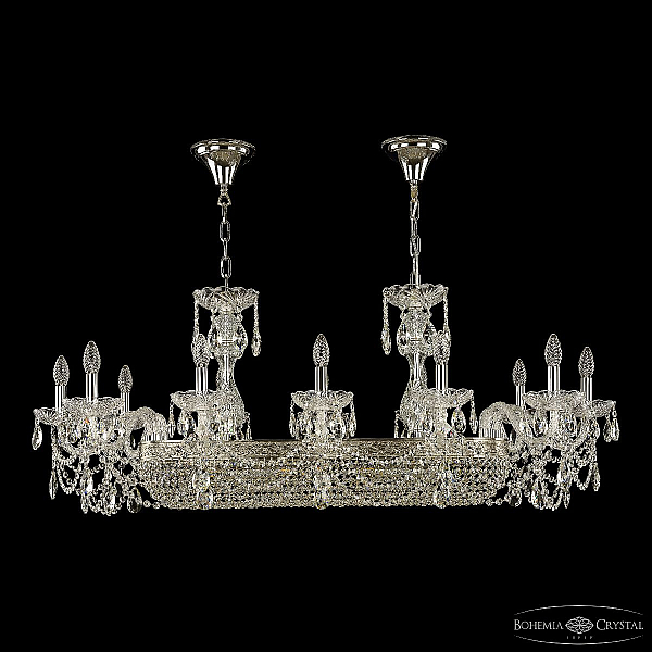 Подвесная люстра Bohemia Ivele Crystal 1453/12/195/800 Ni