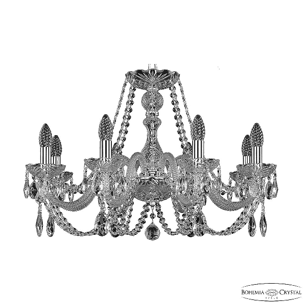 Подвесная люстра Bohemia Ivele Crystal 101/8/240 Ni
