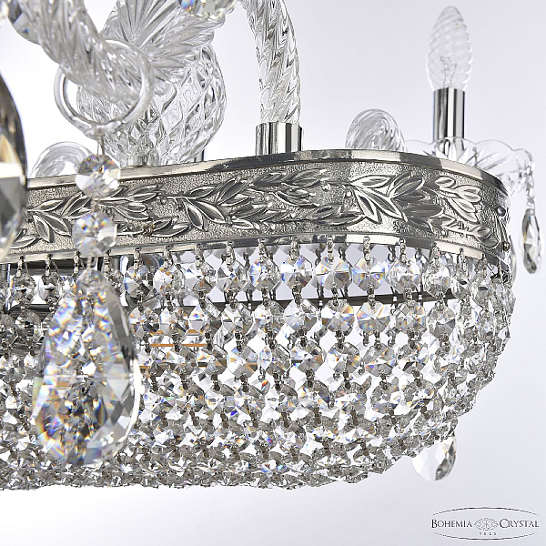 Подвесная люстра Bohemia Ivele Crystal 1452/8/195/800 Ni