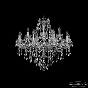 Подвесная люстра Bohemia Ivele Crystal 1415/10+5/300 Ni