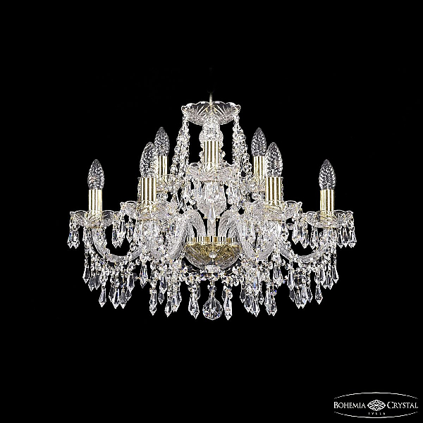 Подвесная люстра Bohemia Ivele Crystal 1403/6+3/195 G