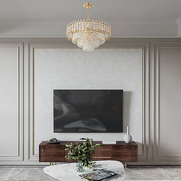 Люстра на штанге Arte Milano Sorrento 376109/9/300/570 CR