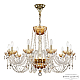 Подвесная люстра Bohemia Ivele Crystal 5402/10/300 G Amber/M-1H