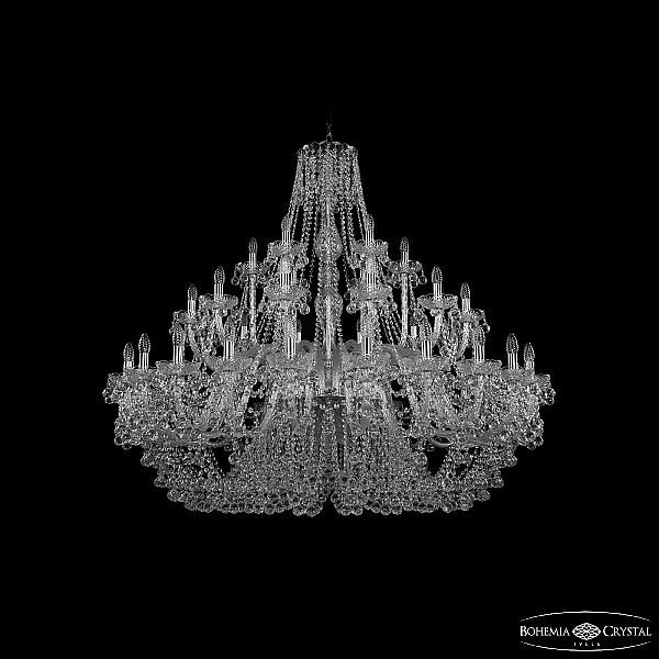 Подвесная люстра Bohemia Ivele Crystal 1409/24+12+6/530 Ni