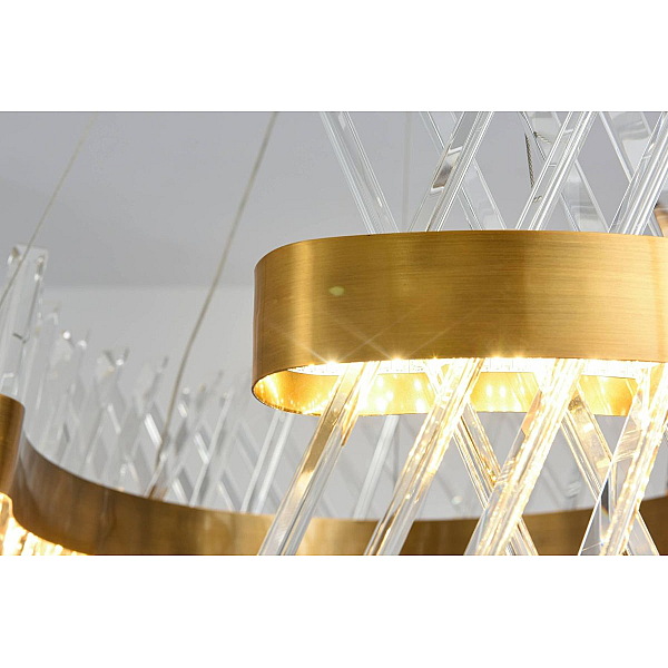 Подвесная люстра Lumina Deco Ringletti LDP 8016-600 MD
