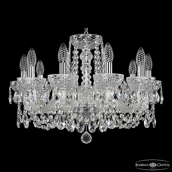 Подвесная люстра Bohemia Ivele Crystal 5402/10/195 Ni Clear/M-1F