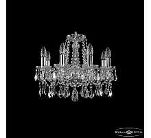 Подвесная люстра Bohemia Ivele Crystal 1413/8/165 Ni Leafs
