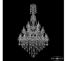 Подвесная люстра Bohemia Ivele Crystal 1415/16+8+4/300/XL-155/3d Ni