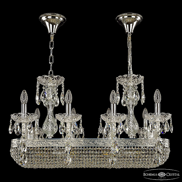 Подвесная люстра Bohemia Ivele Crystal 1452/8/195/800 Ni