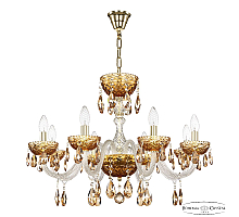 Подвесная люстра Bohemia Ivele Crystal 5417/8/240 G Amber/M-1F K721