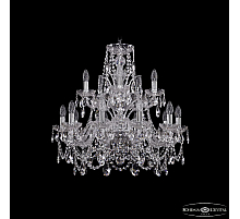 Подвесная люстра Bohemia Ivele Crystal 1411/10+5/240/2d Ni