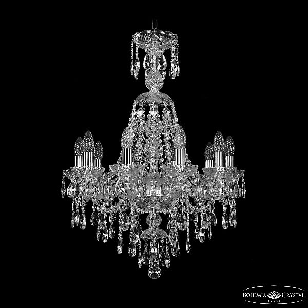 Подвесная люстра Bohemia Ivele Crystal 1415/10/200/XL-76 Ni