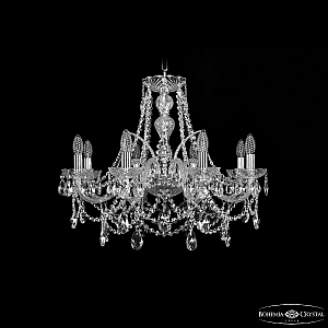 Подвесная люстра Bohemia Ivele Crystal 1411/8/240 Ni