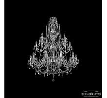 Подвесная люстра Bohemia Ivele Crystal 1411/10+5+5/360/2d Ni