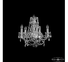 Подвесная люстра Bohemia Ivele Crystal 1411/5/160 Ni Leafs