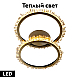 Потолочная люстра Delight Collection Quartz Halo MX20020154-2A satin gold