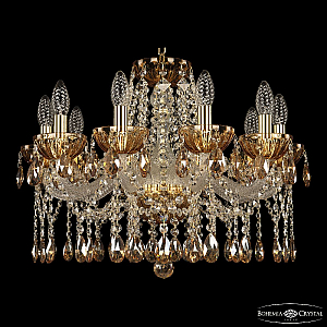 Подвесная люстра Bohemia Ivele Crystal 5413/10/200 G Amber/M-1H K721