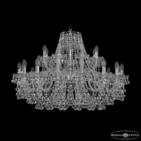 Подвесная люстра Bohemia Ivele Crystal 1409/16+8/360 Ni