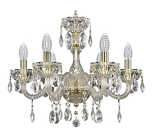 Подвесная люстра Bohemia Ivele Crystal 5417/6/165 G Clear/M-1G