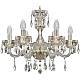 Подвесная люстра Bohemia Ivele Crystal 5417/6/165 G Clear/M-1G