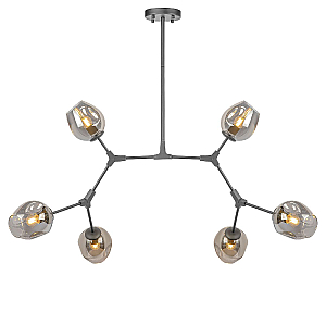 Люстра на штанге AM Group LOFT-6 BK