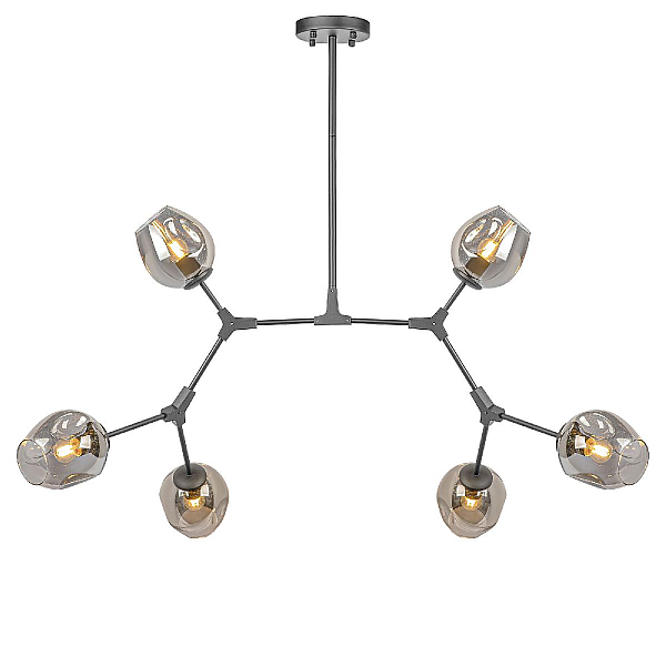 Люстра на штанге AM Group LOFT-6 BK