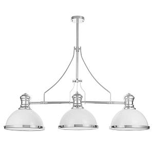 Подвесная люстра Lumina Deco Ettore LDP 710-3 WT+CHR