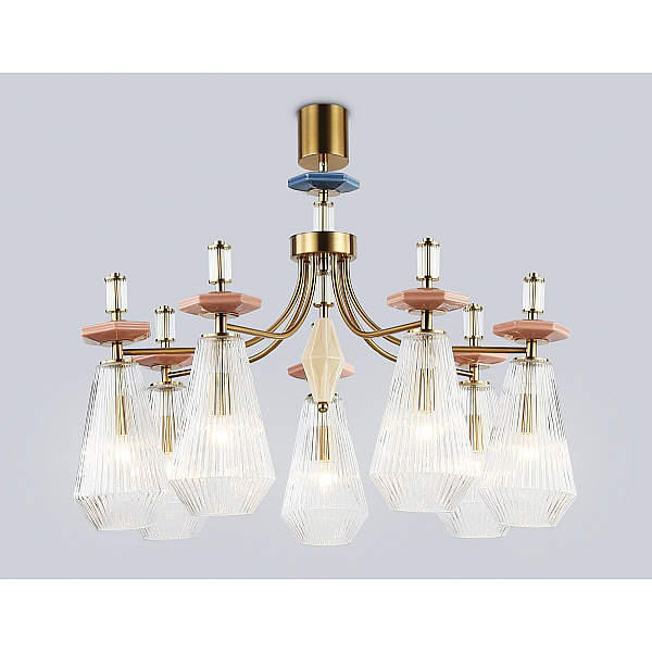 Люстра на штанге Ambrella Light High Light Ceramo Modern LH53184