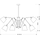 Подвесной светильник KUTEK TADEA TAD-ZW-6(BN/A)