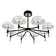 Люстра на штанге DeLight Collection MD21001018-8A black/gold