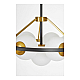 Подвесная люстра Lumina Deco Donzano LDP 8034-7 BK+WT
