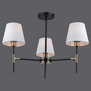 Люстра на штанге Illumico IL0185-3CSQ-24 BK AB CASTOR