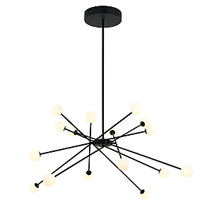 Люстра на штанге DeLight Collection MD19001025-16A black