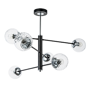 Люстра на штанге Arte Lamp Segin A3566PL-6BK