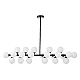 Подвесная люстра Lumina Deco Marsiada LDP 6033-24 BK