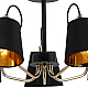 Потолочная люстра Illumico IL6120-5COU-79 BK GD