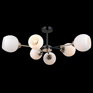 Люстра на штанге Illumico IL0715-6CSQ-24 BK GD LIBRA