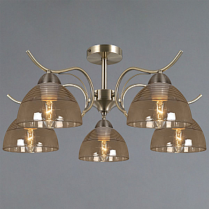 Люстра на штанге Illumico IL0733-5CSQ-25 AB AREZZO