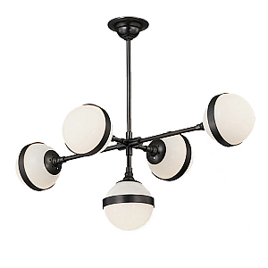 Люстра на штанге Delight Collection Peggy 9252P/5L black