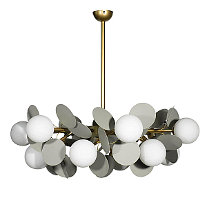 Люстра на штанге Loft IT Matisse 10008/12 Grey