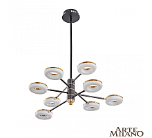 Люстра на штанге Arte Milano Ferrara 276699/8 BK/GD