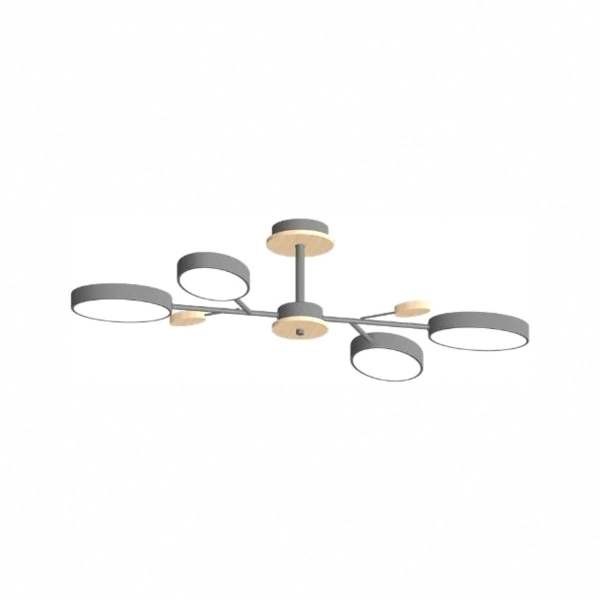 Люстра на штанге LED4U L3219-830 GR Люстра на штанге LED4U L3219-830 GR