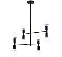 Люстра на штанге Natali Kovaltseva LOFT LUX 75129/8C BLACK