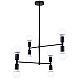 Люстра на штанге Natali Kovaltseva LOFT LUX 75129/8C BLACK