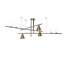 Люстра на штанге Arte Lamp Jacob A7029PL-9BK