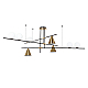 Подвесная люстра Arte Lamp Jacob A7029PL-9BK